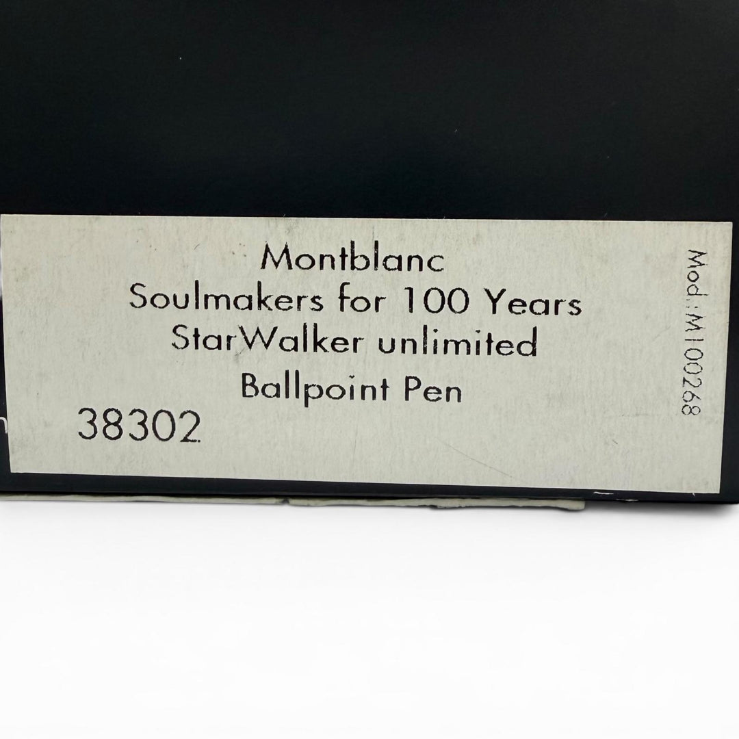 Excellent MONTBLANC Ballpoint pen Starwalker Limited Edition 1906 black diamond