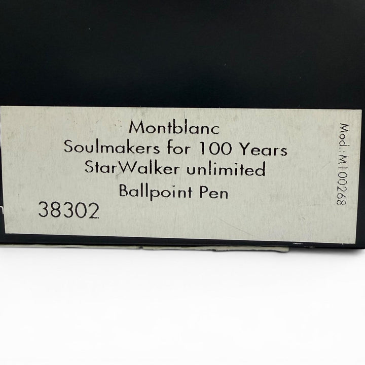 Excellent MONTBLANC Ballpoint pen Starwalker Limited Edition 1906 black diamond
