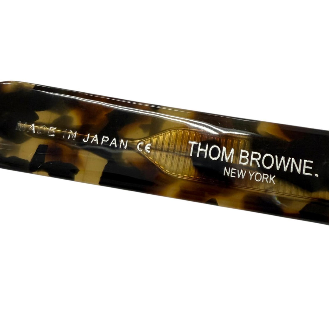Great THOM BROWNE Glasses Marble Wellington Clear brown mens TBX418