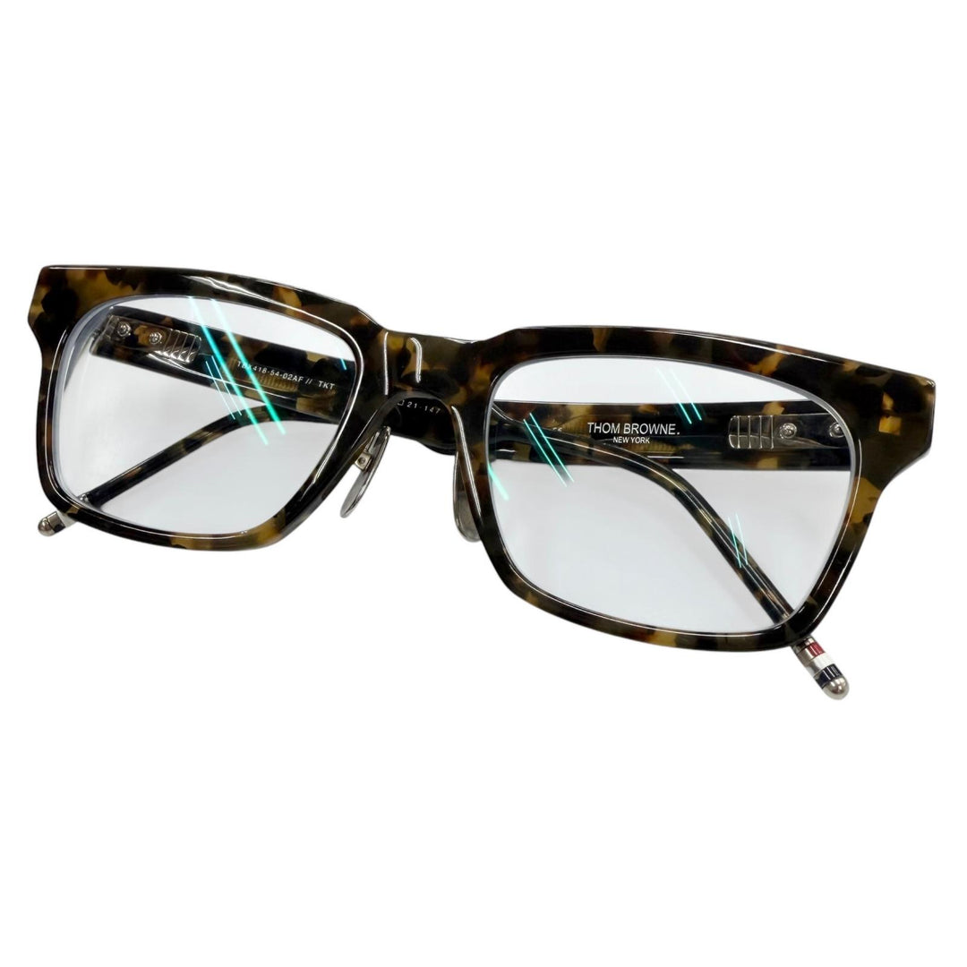 Great THOM BROWNE Glasses Marble Wellington Clear brown mens TBX418