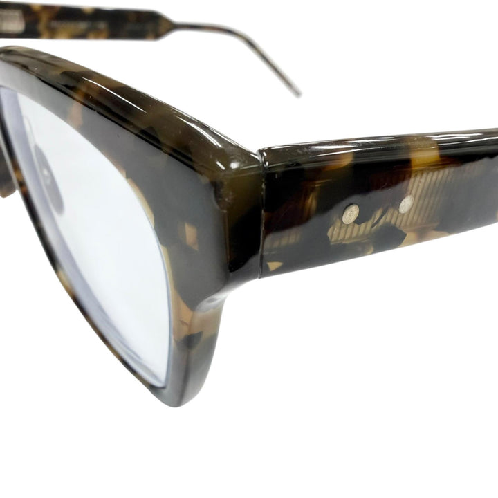Great THOM BROWNE Glasses Marble Wellington Clear brown mens TBX418