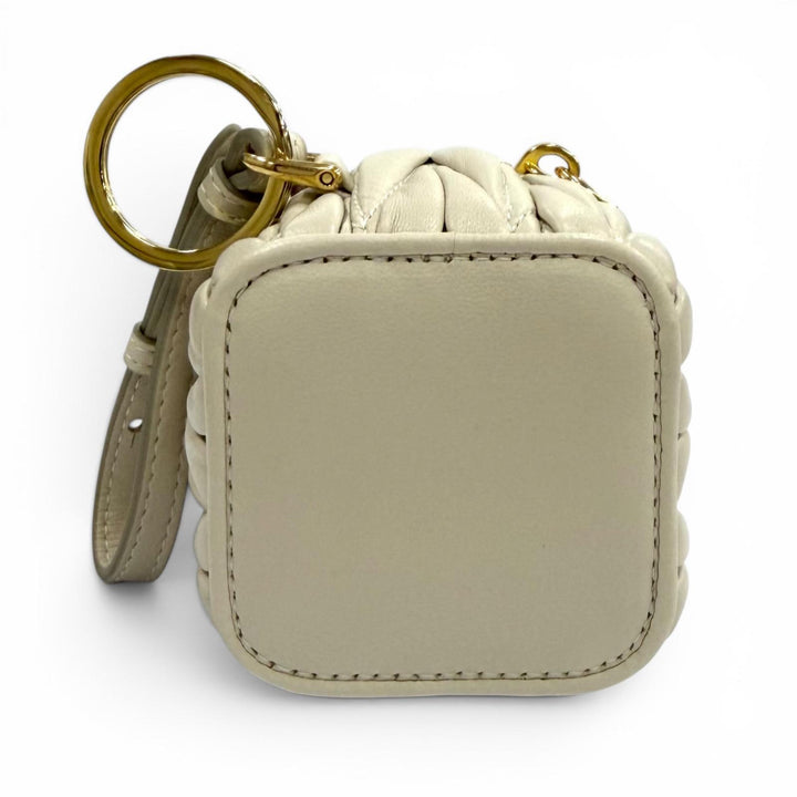 Excellent MIUMIU Bag charm beige Sheep leather Women 5TL527
