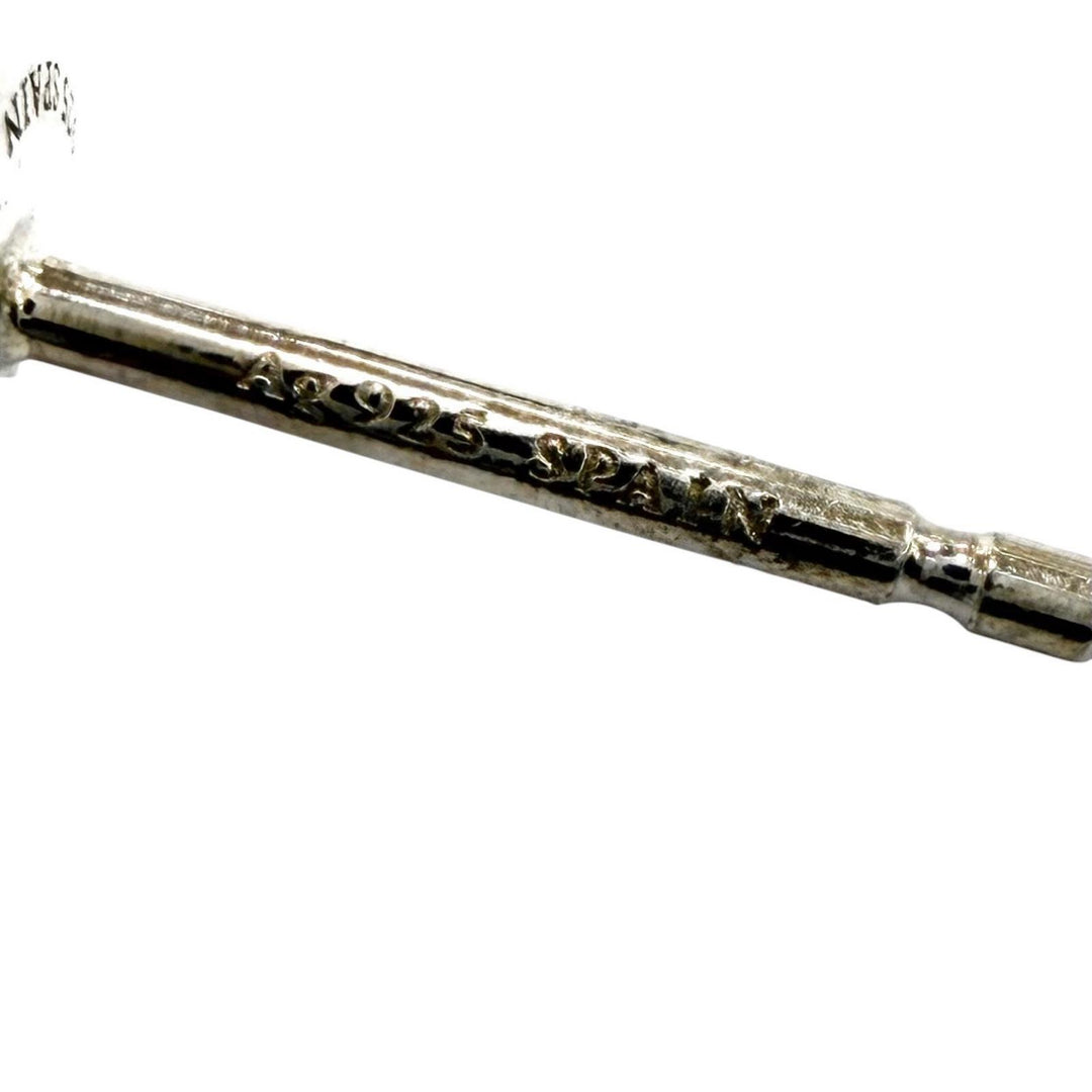 Great TIFFANY&Co. Pierce Cabochon by the Yard Pierce blue AG925 Women