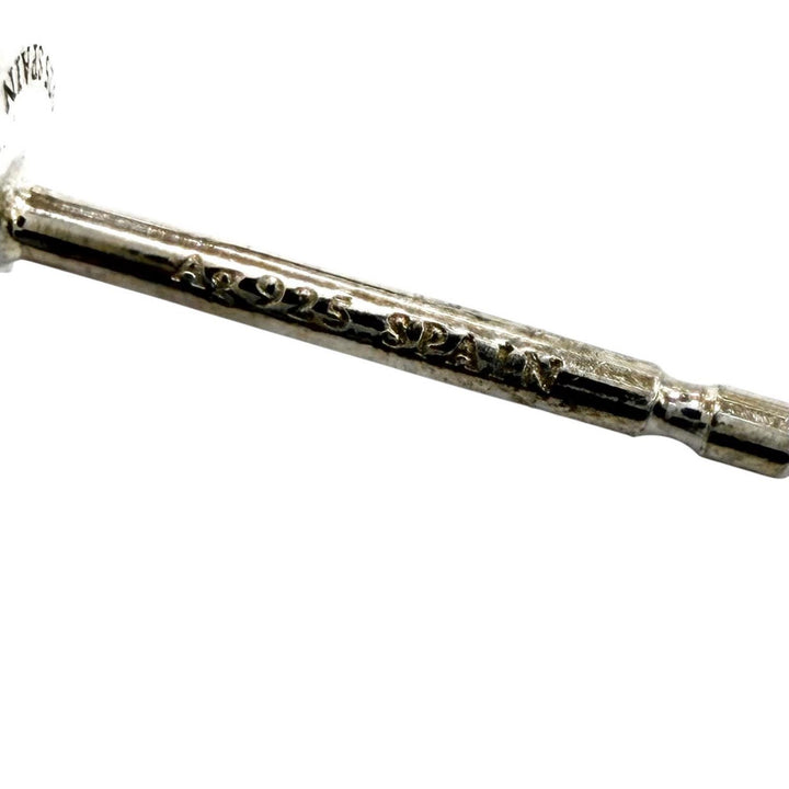 Great TIFFANY&Co. Pierce Cabochon by the Yard Pierce blue AG925 Women