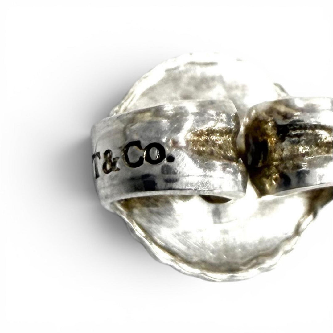 Great TIFFANY&Co. Pierce Cabochon by the Yard Pierce blue AG925 Women
