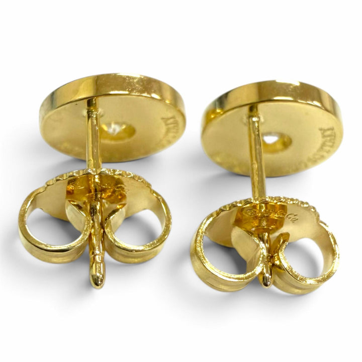 Excellent TIFFANY&Co. Pierce 1837 Circle Yellow Gold 750 Women