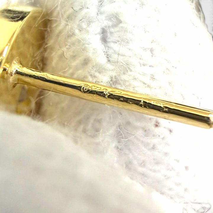 Excellent TIFFANY&Co. Pierce 1837 Circle Yellow Gold 750 Women