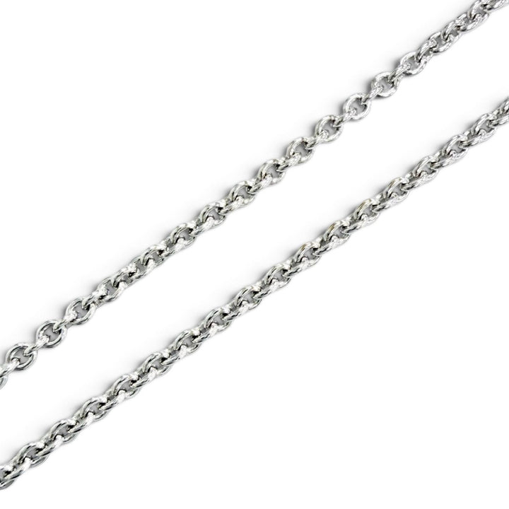 Great TIFFANY&Co. Necklace 1837 Circle Necklace with 1 Diamond, 750 (WG)