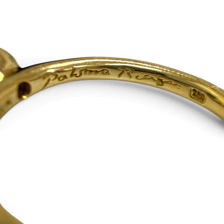 Excellent TIFFANY&Co. Ring ring Bizet Yellow Gold 750 Women
