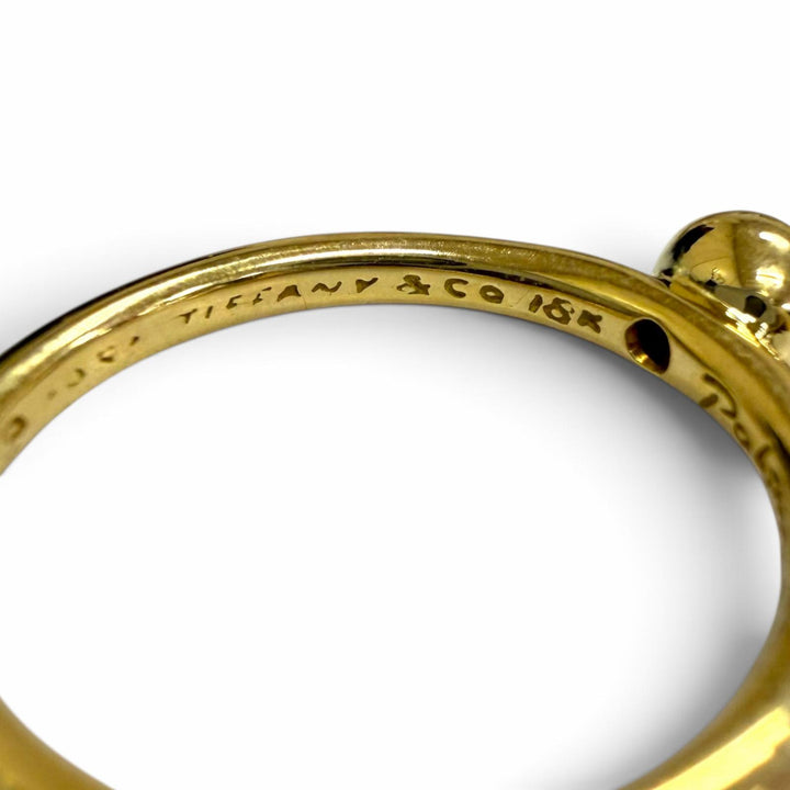 Excellent TIFFANY&Co. Ring ring Bizet Yellow Gold 750 Women