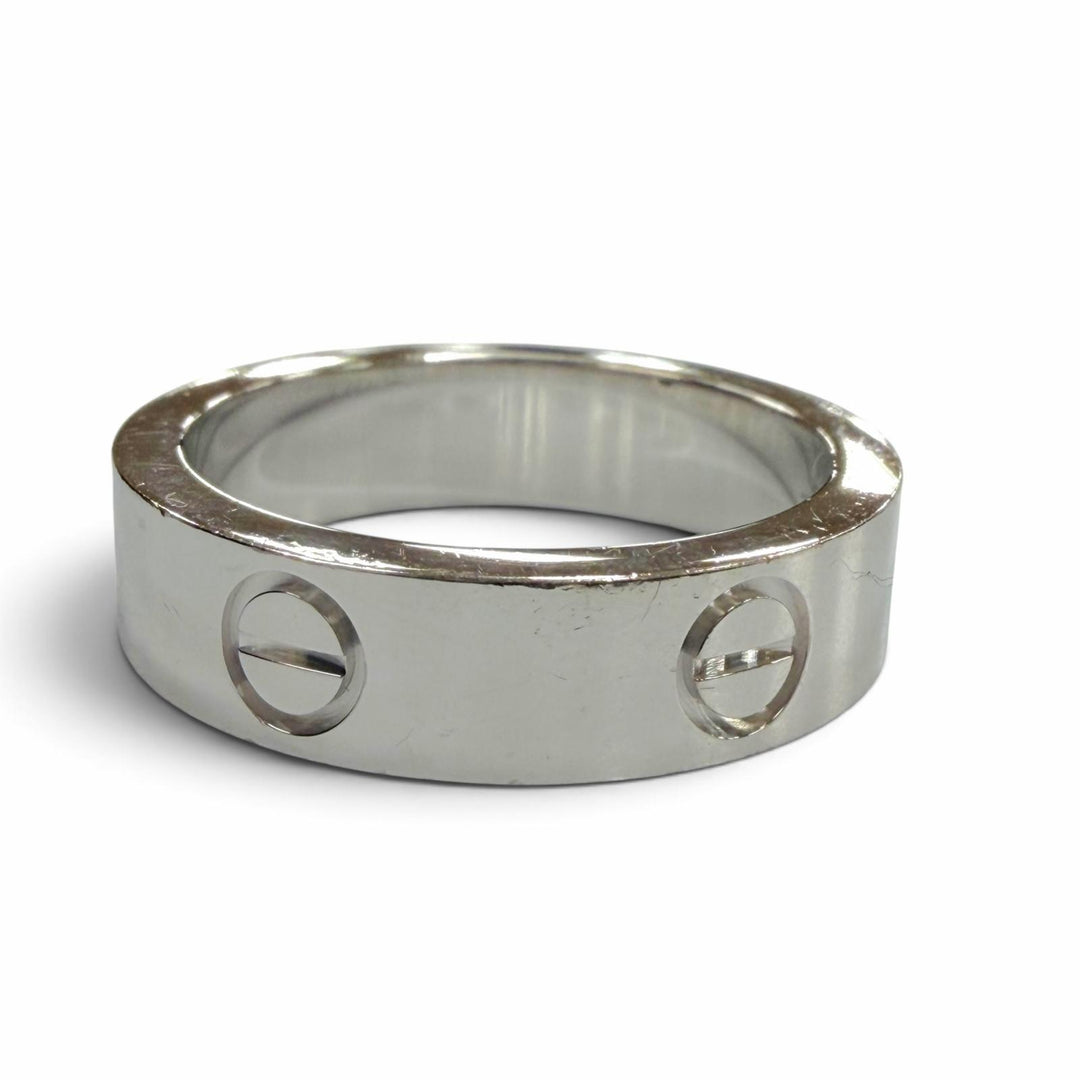 Very Good Cartier Ring ring love Silver 750 mens 58 OH2903
