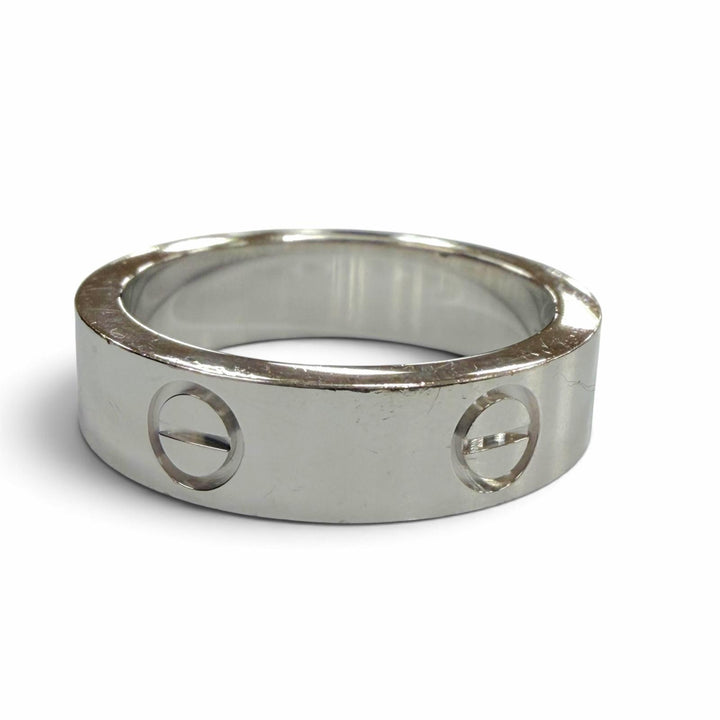 Very Good Cartier Ring ring love Silver 750 mens 58 OH2903