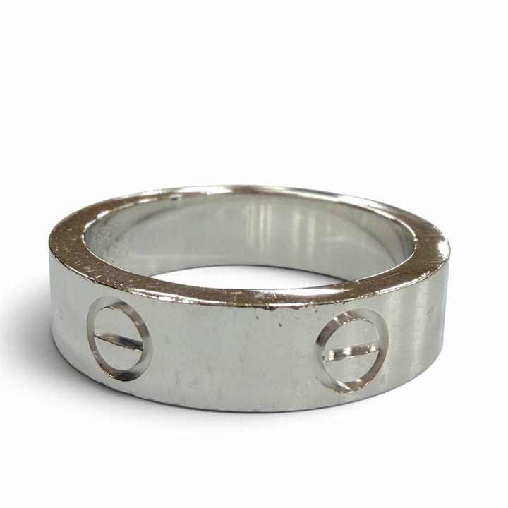 Very Good Cartier Ring ring love Silver 750 mens 58 OH2903