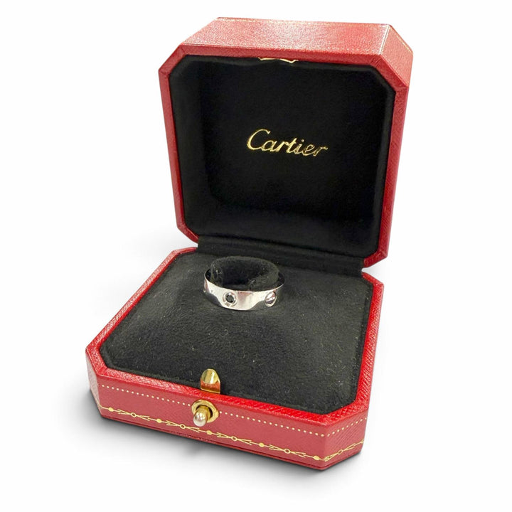 Very Good Cartier Ring ring love Silver 750 mens 58 OH2903