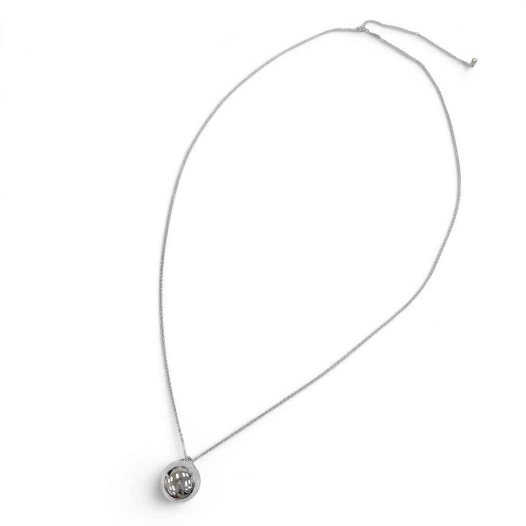 Great TIFFANY&Co. Necklace Ball Necklace Silver AG925