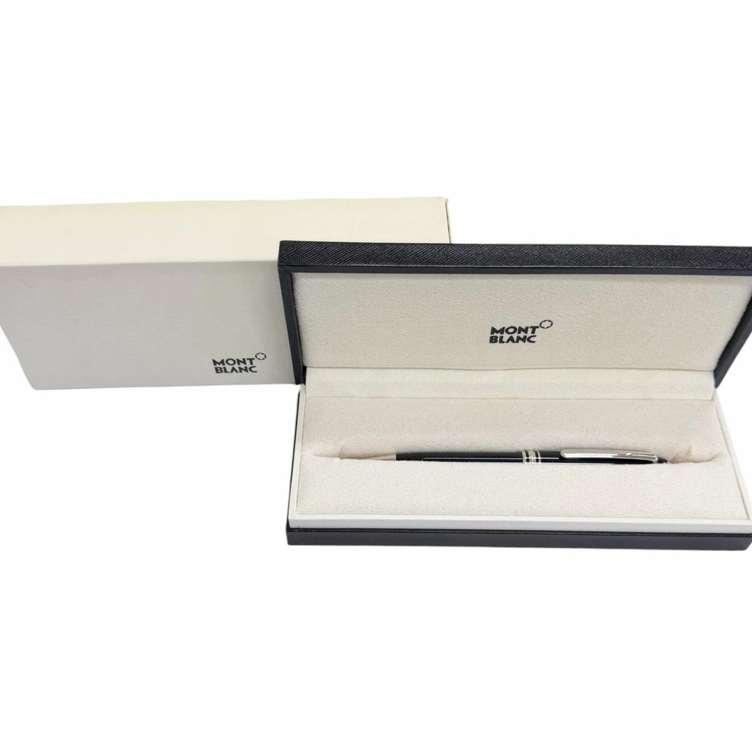 Excellent MONTBLANC Ballpoint pen Meisterstück Pix Classic Platinum Line black