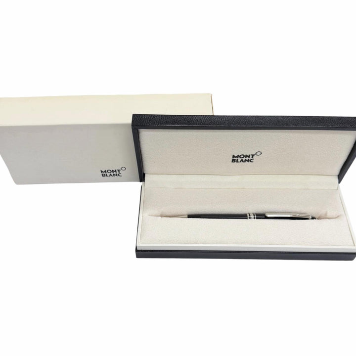 Excellent MONTBLANC Ballpoint pen Meisterstück Pix Classic Platinum Line black