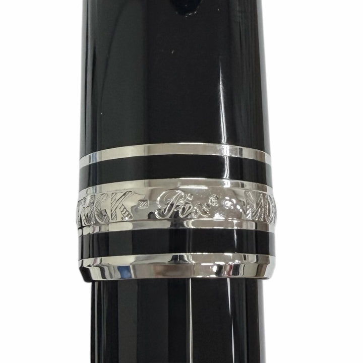 Excellent MONTBLANC Ballpoint pen Meisterstück Pix Classic Platinum Line black