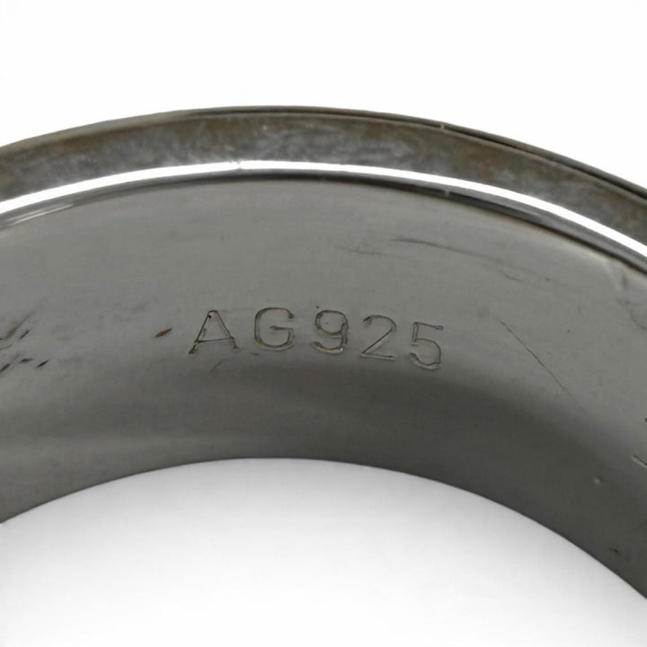 Excellent HERMES Ring ring Kelly Silver AG925 Women 48 (Equivalent to JP No. 8)