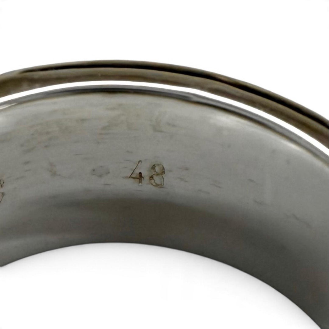 Excellent HERMES Ring ring Kelly Silver AG925 Women 48 (Equivalent to JP No. 8)