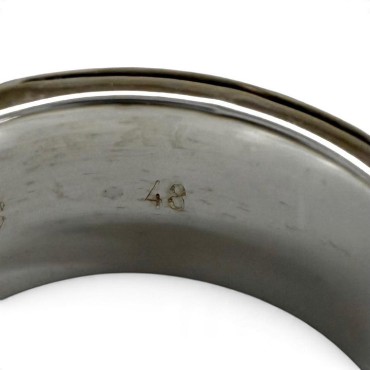Excellent HERMES Ring ring Kelly Silver AG925 Women 48 (Equivalent to JP No. 8)