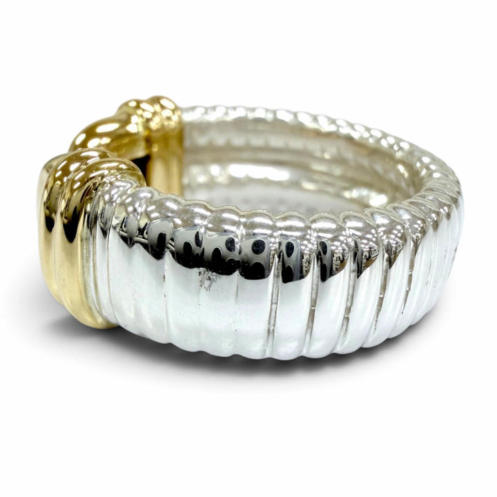 Excellent HERMES Ring ring Accessories Yellow Gold SV800 Women