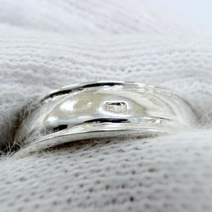 Excellent HERMES Ring ring Ceinture Belt Ring Silver 925 Women 50