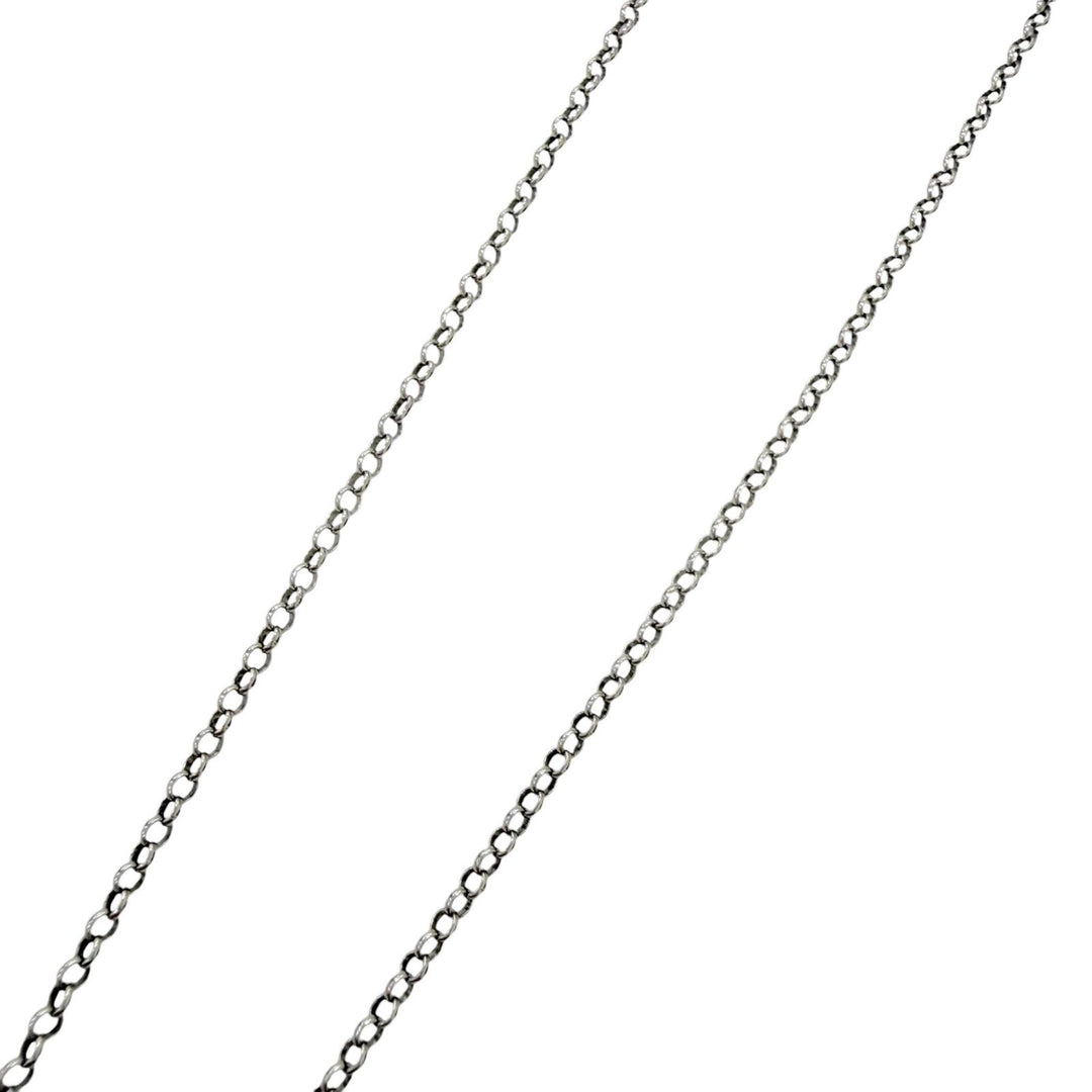 Great GUCCI Necklace Interlocking G Arabesque Silver AG925 mens 455535