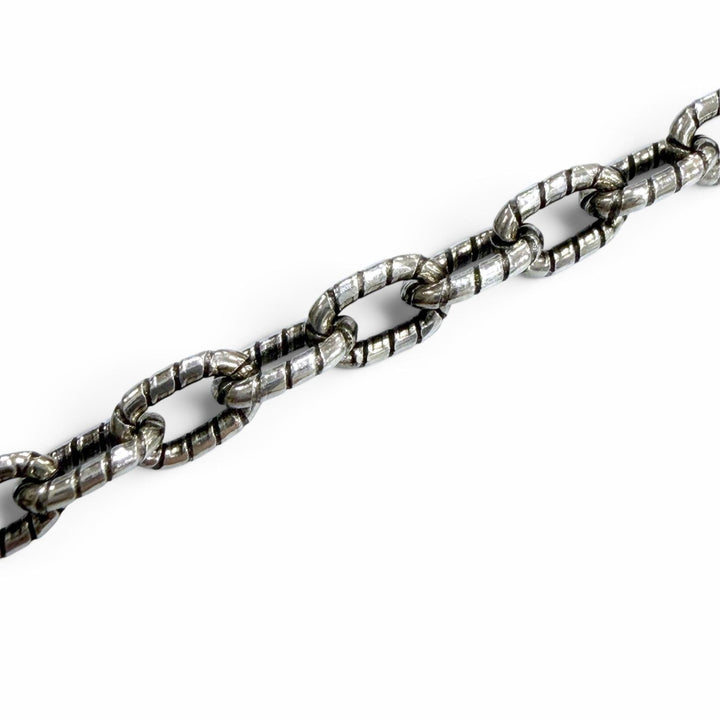 Great GUCCI Necklace Interlocking G Arabesque Silver AG925 mens 455307
