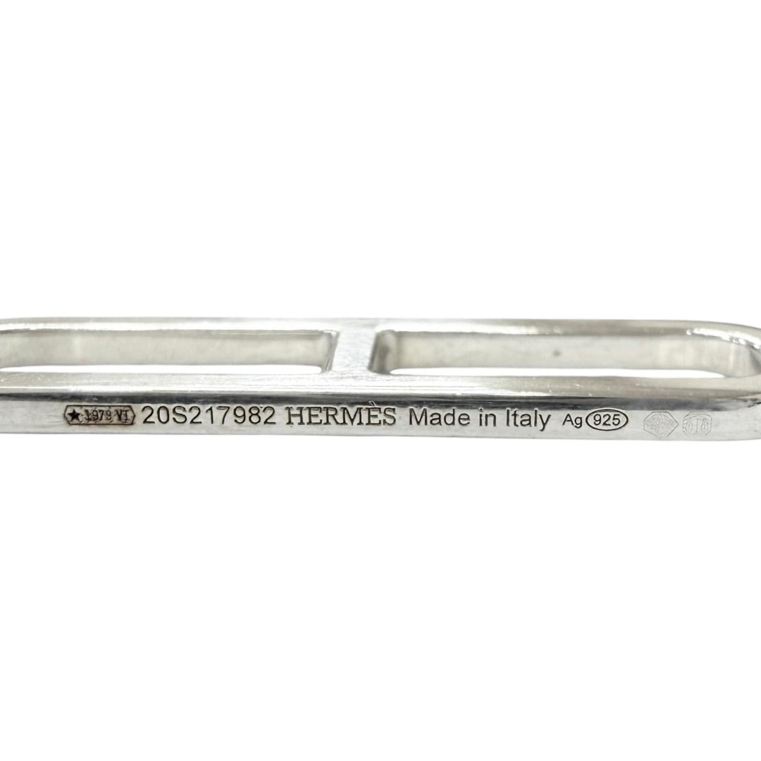 Great HERMES Necklace Ever ChÃ©ne Dunkel Silver SV925 mens