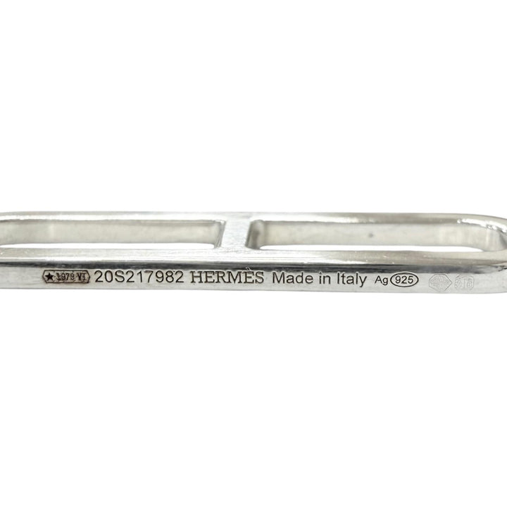 Great HERMES Necklace Ever ChÃ©ne Dunkel Silver SV925 mens