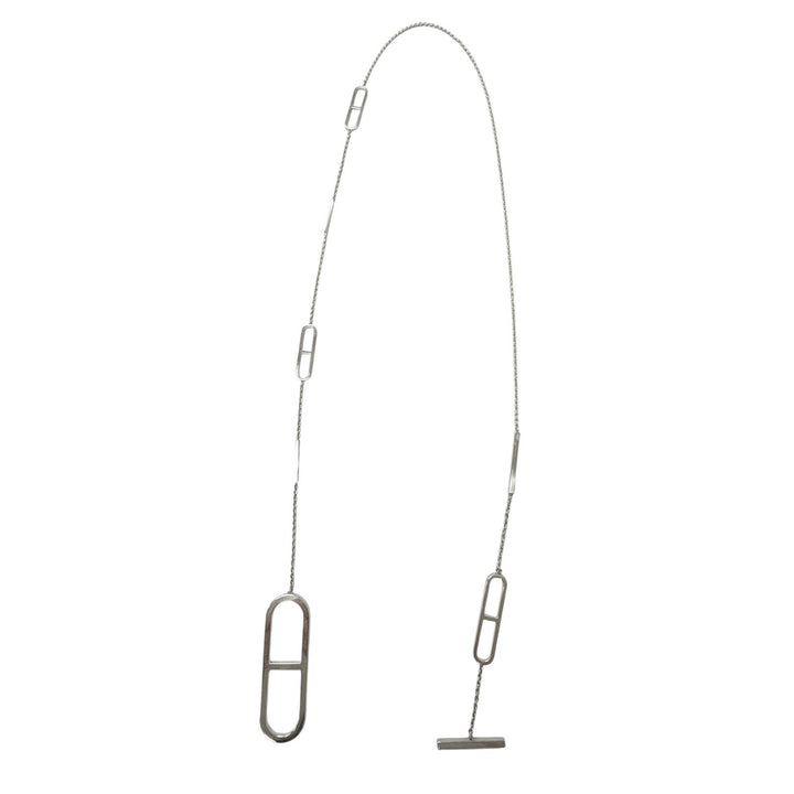 Great HERMES Necklace Ever ChÃ©ne Dunkel Silver SV925 mens
