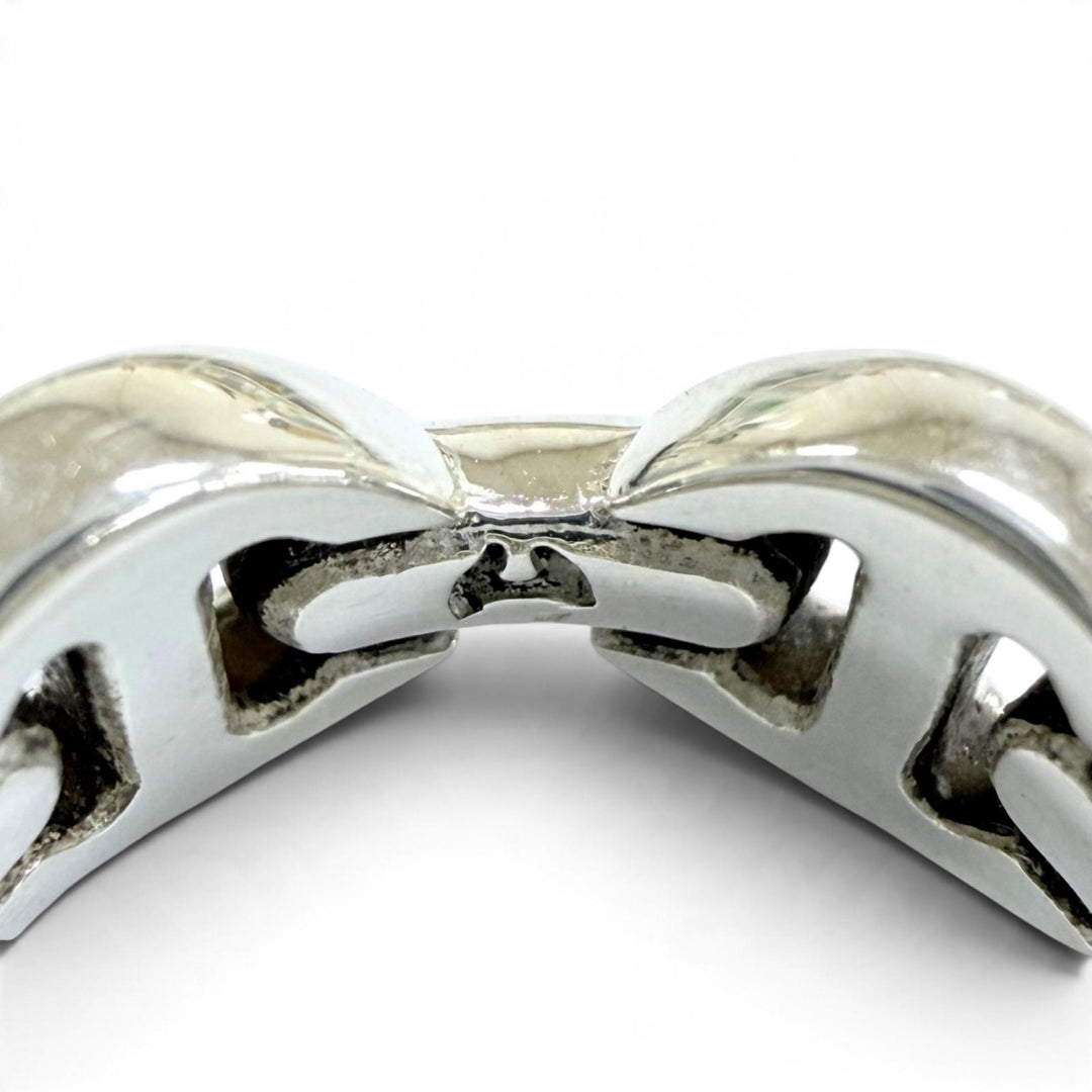 Excellent HOORSENBUHS ring DAME CLASSIC Tri-Link Ring (Current Model) Silver 925