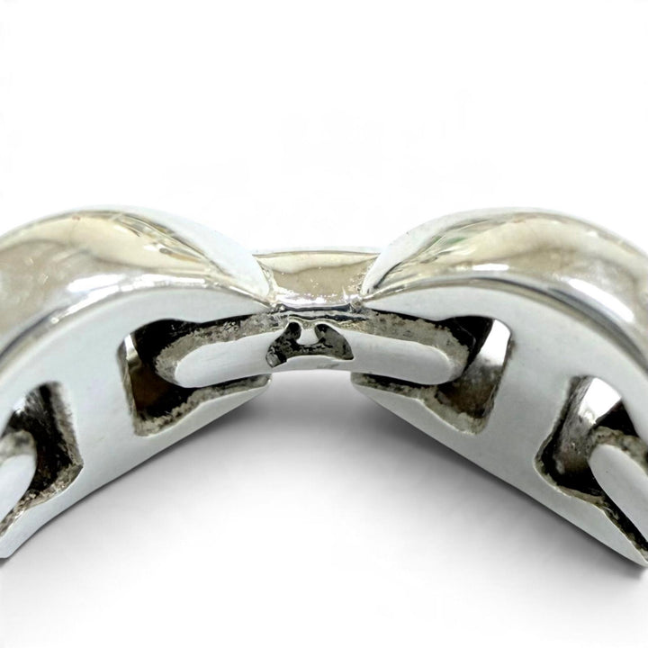 Excellent HOORSENBUHS ring DAME CLASSIC Tri-Link Ring (Current Model) Silver 925