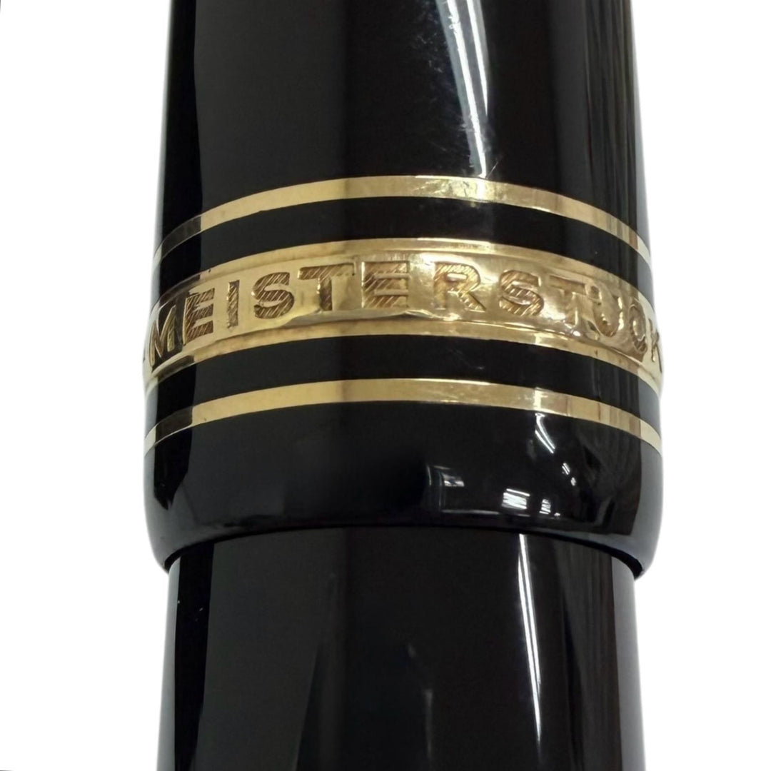 Very Good MONTBLANC fountain pen Meisterstück 149 Cap type black 18K mens