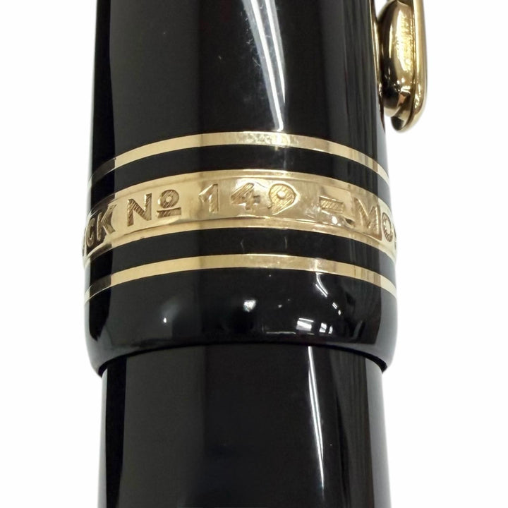 Very Good MONTBLANC fountain pen Meisterstück 149 Cap type black 18K mens
