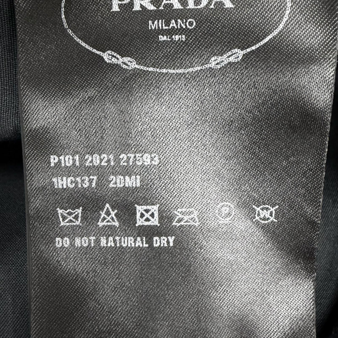 Excellent PRADA hat black recycled polyamide Women L 1HC137