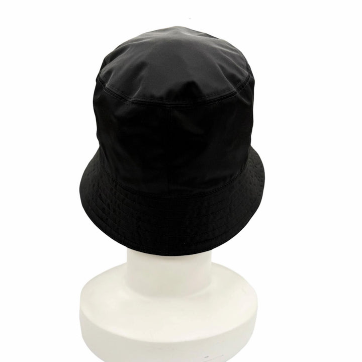 Excellent PRADA hat black recycled polyamide Women L 1HC137