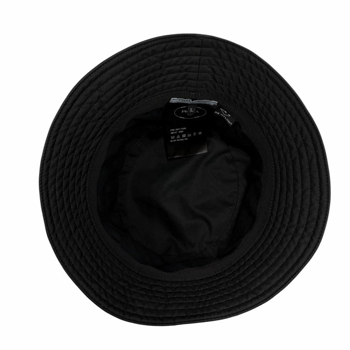Excellent PRADA hat black recycled polyamide Women L 1HC137