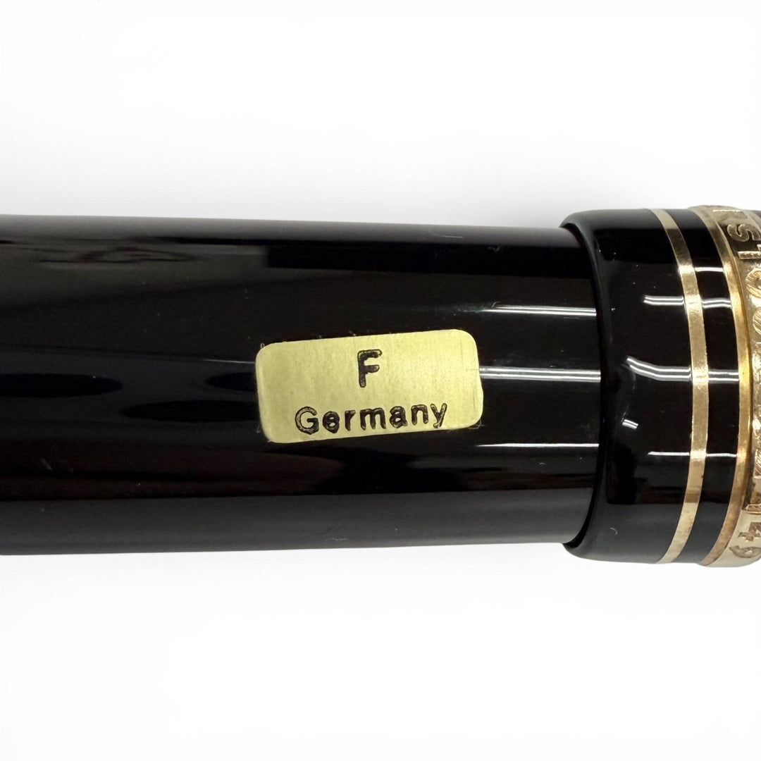Excellent MONTBLANC fountain pen Meisterstück 149 white star black 18K mens