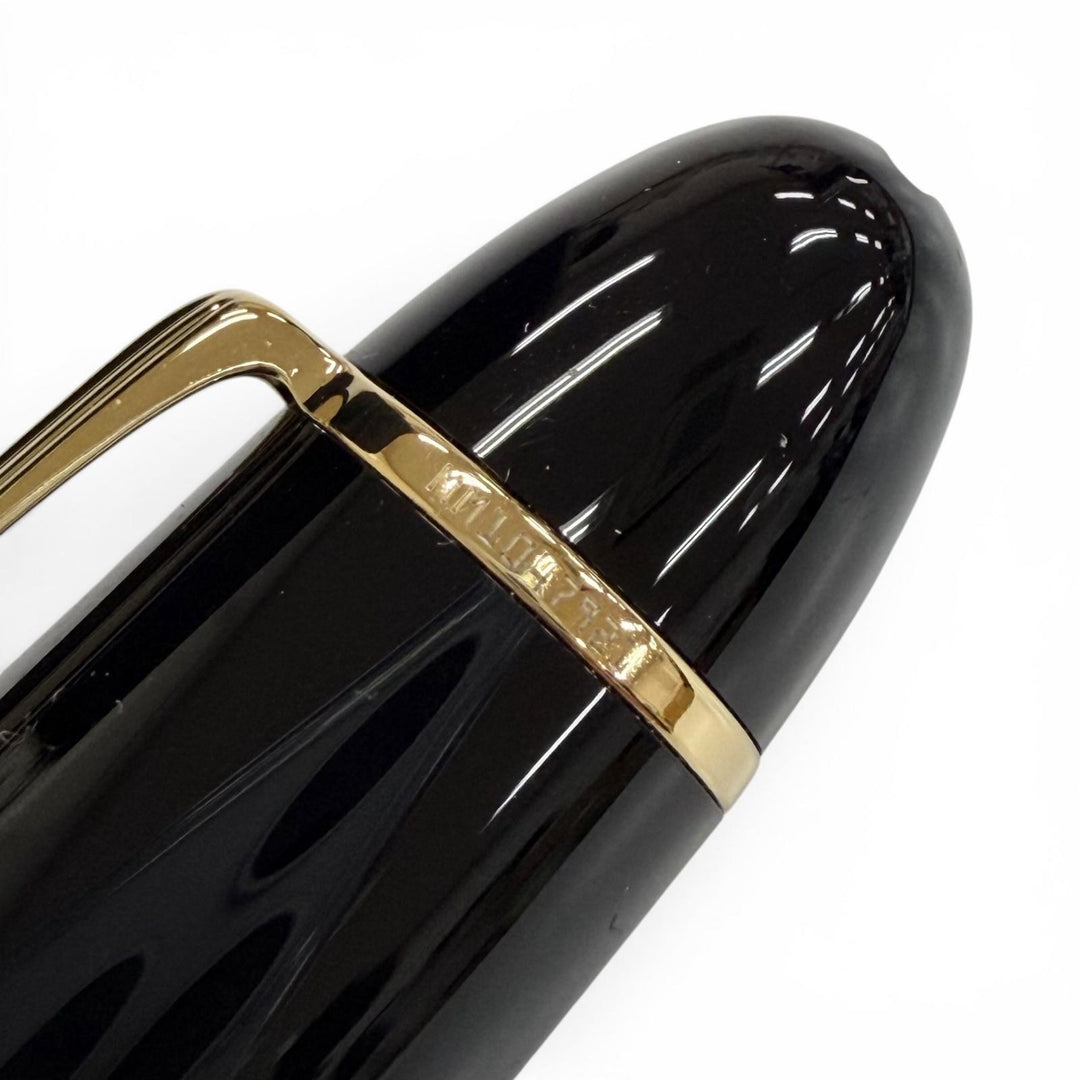 Excellent MONTBLANC fountain pen Meisterstück 149 white star black 18K mens