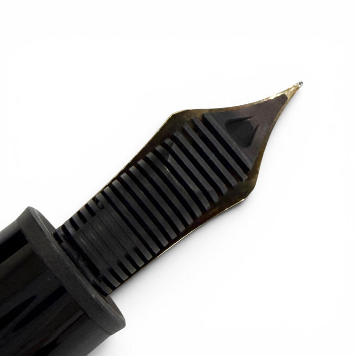 Excellent MONTBLANC fountain pen Meisterstück 149 white star black 18K mens