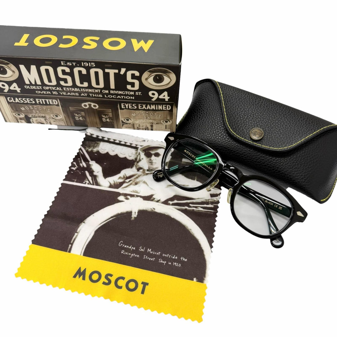 Excellent MOSCOT Glasses LEMTOSH Wellington Frame black mens