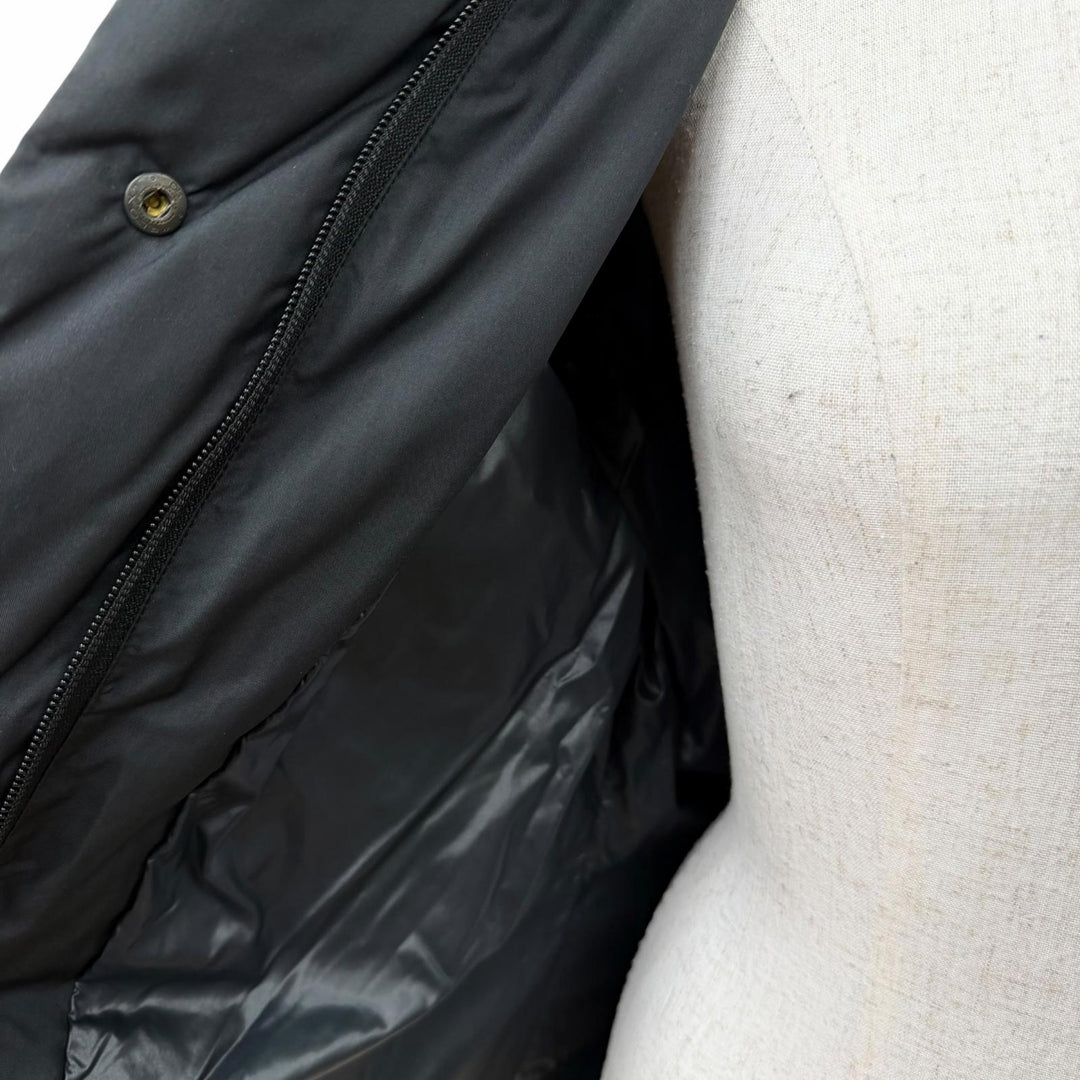 Very Good MONCLER Down jacket black polyester Women