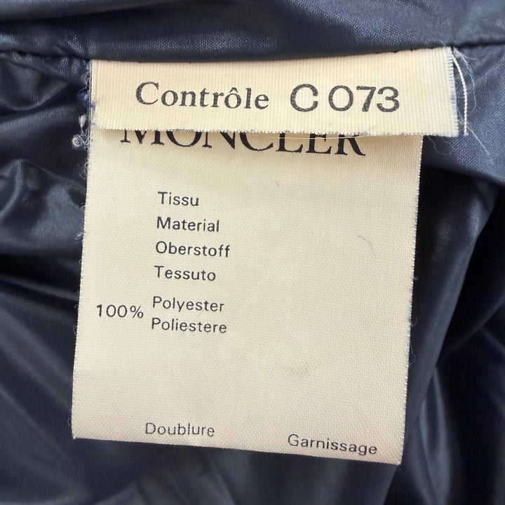 Very Good MONCLER Down jacket black polyester Women