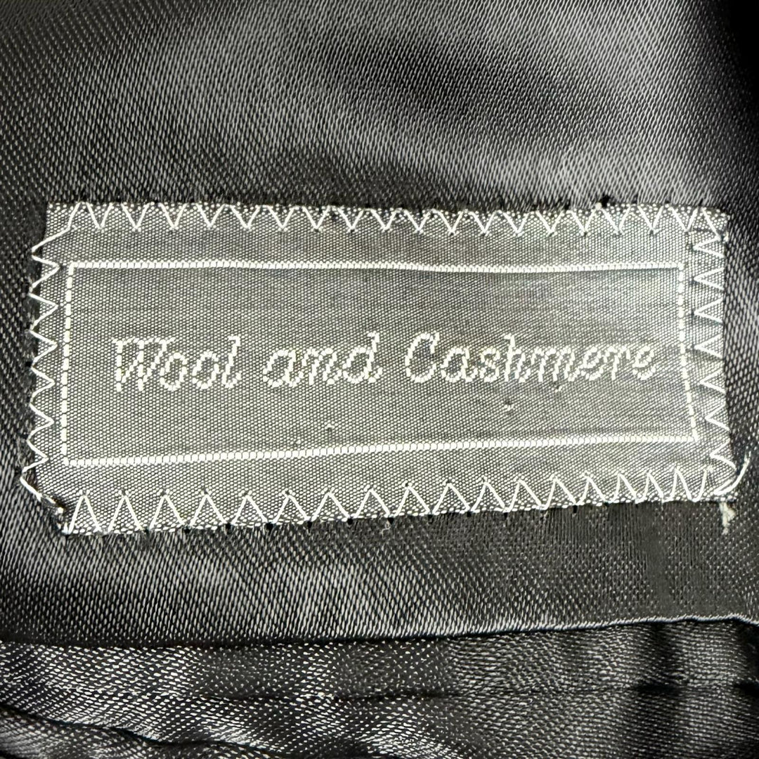 Excellent Salvatore Ferragamo Chester coat Double Breasted Long Charcoal gray 52
