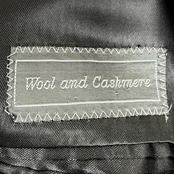 Excellent Salvatore Ferragamo Chester coat Double Breasted Long Charcoal gray 52