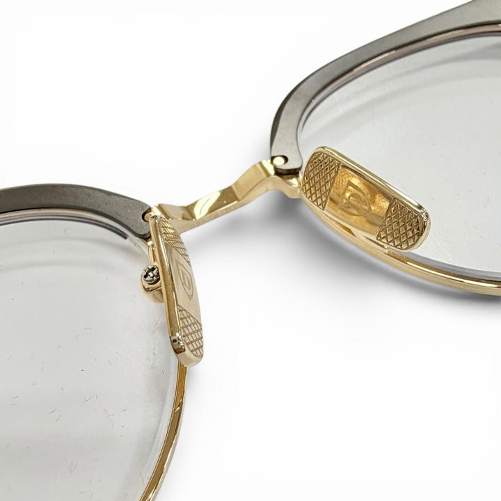 Great DITA Glasses BRIXA Browline Cancer metallic mens DTX109