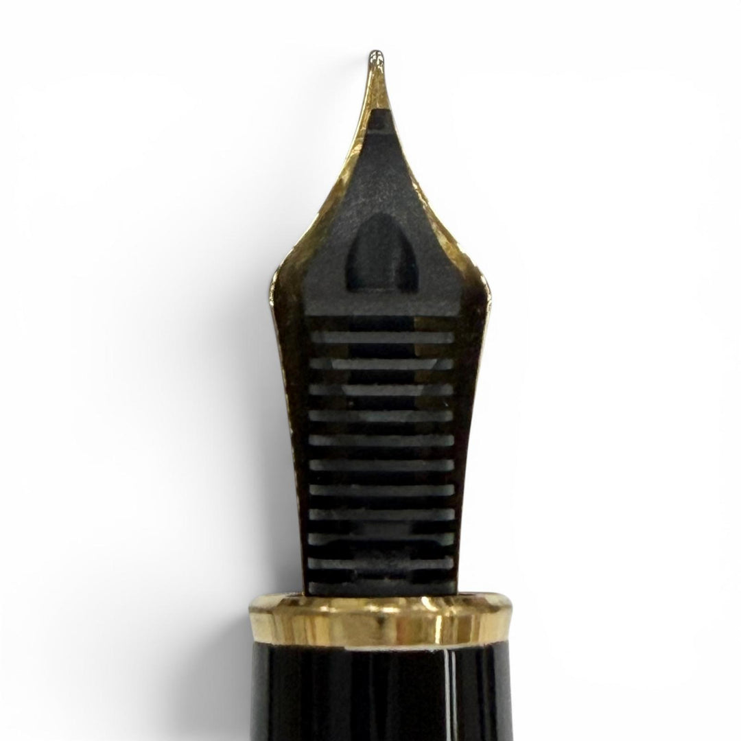 Great MONTBLANC fountain pen Meisterstück Solitaire 1448 Classic Silver 925 mens