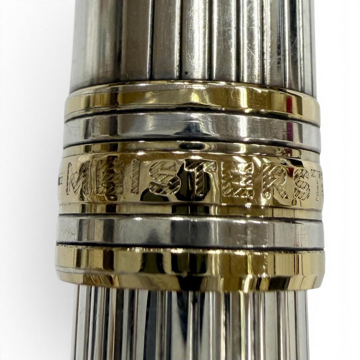 Great MONTBLANC fountain pen Meisterstück Solitaire 1448 Classic Silver 925 mens